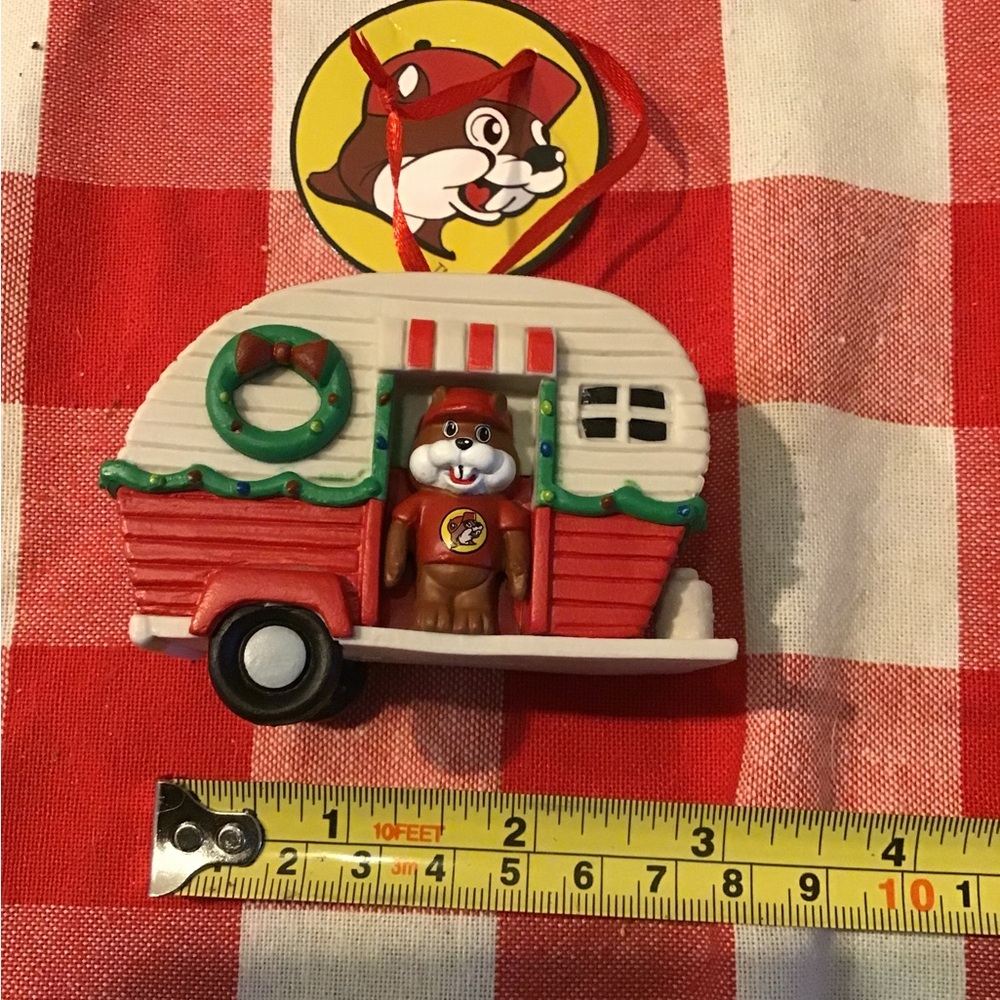 Buc-ee’s beaver RV Camper christmas ornament -new